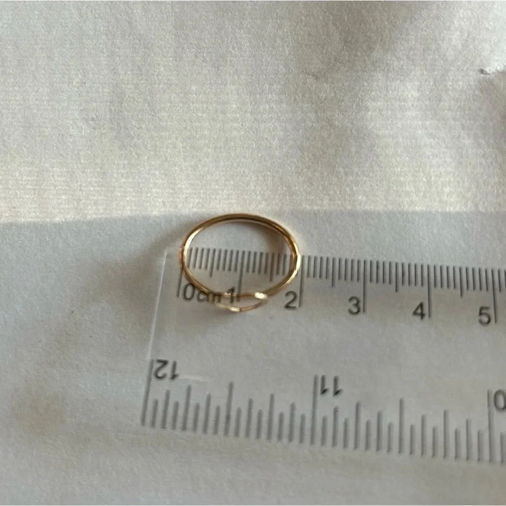 3/$20 Gold Toned Heart Love Shaped Ring Size 6/7